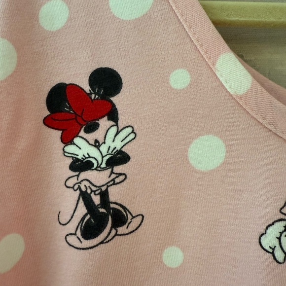 🩷❤️ DISNEY Collection for HANNA ANDERSON Pink Minnie Mouse Kids Dress Size 8 - Picture 5 of 5